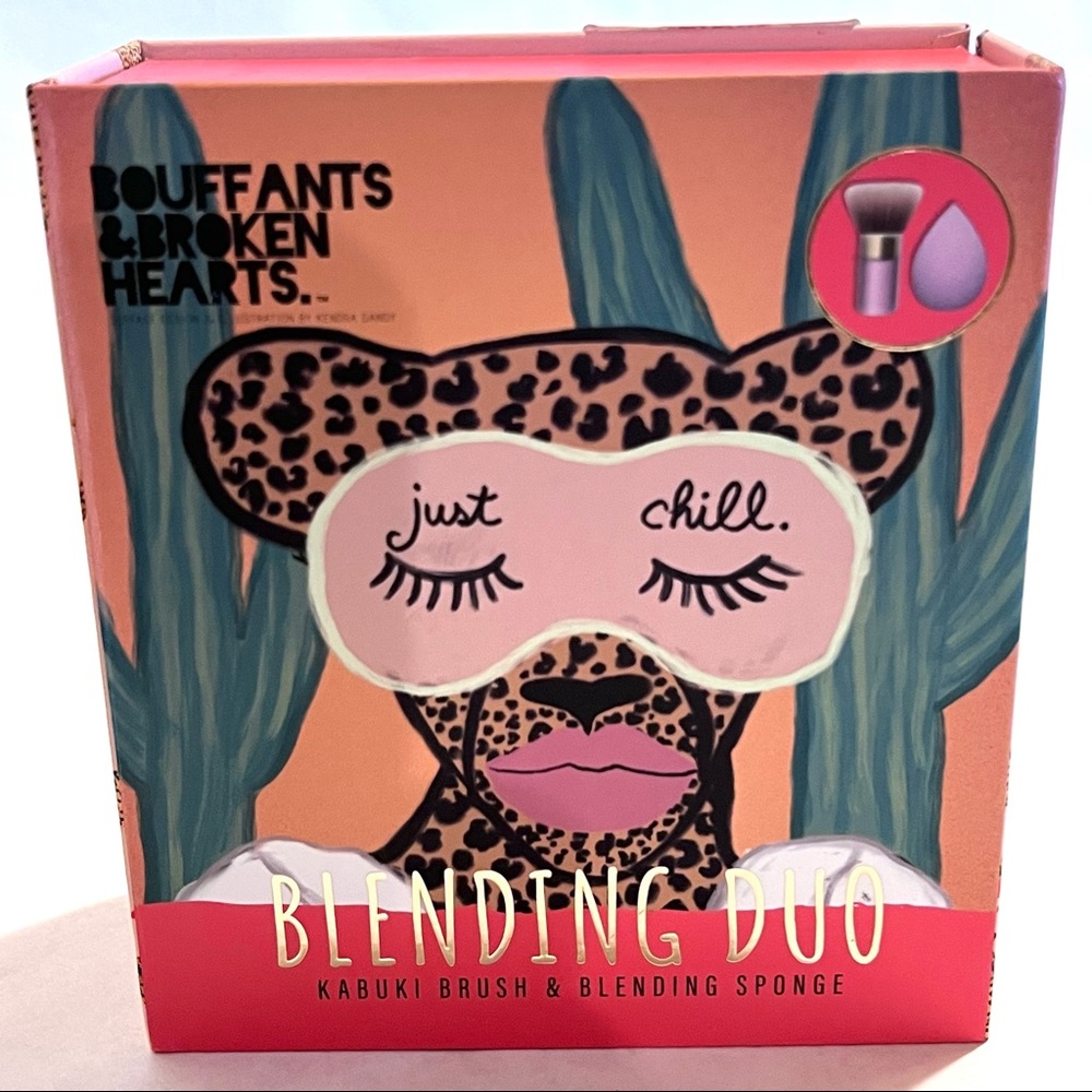 Bouffants & Broken Hearts Blending Duo Kabuki Brush & Blending Sponge